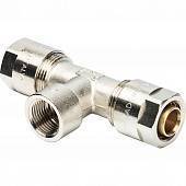 Тройник с внутр.резьбой Prandelli Multyrama (20х2,0х1/2) для металлопластиковых труб винтовой