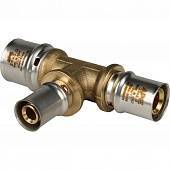 Тройник переходной STOUT 26х16х20 для металлопластиковых труб прессовой