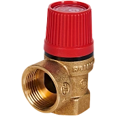 Клапан предохранительный ROMMER для отопления с вых. под манометр 3 бар 1/2 x3/4х1/4