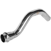 Обвод однораструбный ВПр-НПр ROMMER 18 из нержавеющей стали прессовой