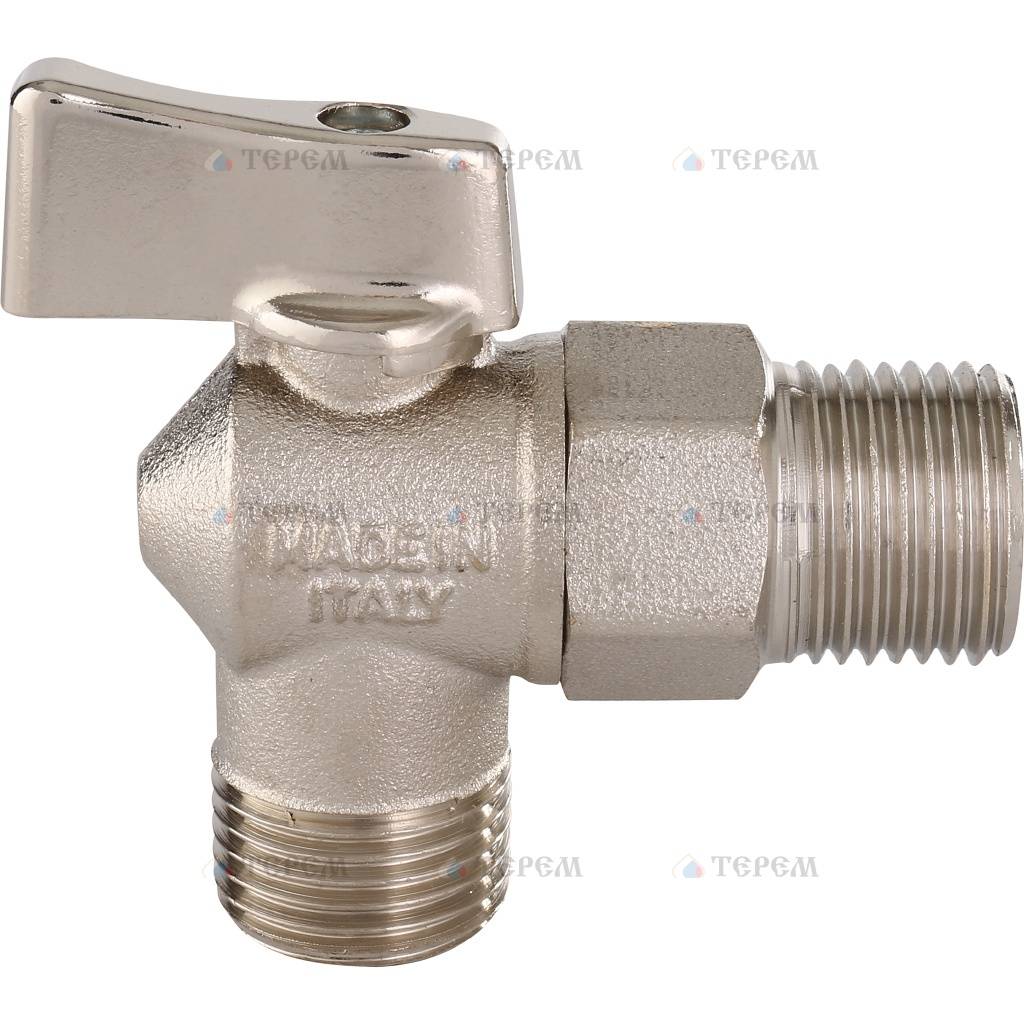Itap 391 1/2х1/2 кран шаровой угловой для стиральных машин ITAP ...
