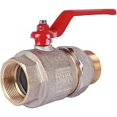 Кран шаровой Itap полнопроходной IDEAL 098 (ручка, американка, 1 1/2'')