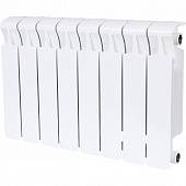 Радиатор биметаллический RIFAR MONOLIT 350 8 секций боковое подключение (белый RAL 9016)