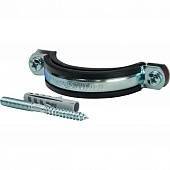 Комплект STOUT хомут+шпилька шуруп +дюбель пластиковый 2 1/2 (75-80)