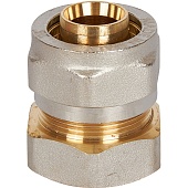 Переходник STOUT с внутренней резьбой 1 х26 для металлопластиковых труб винтовой