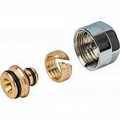 Соединение для труб LUXOR TP 99/C 16x2 мм (3/4 EK) из металлопластика, хром