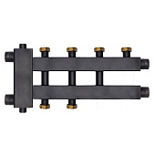 Коллектор отопления Warme WKD.R.85К.F (Дублер компакт с гидроразделителем и накидными гайками) на 2+1+1 контура потребителей (до 85 кВт)