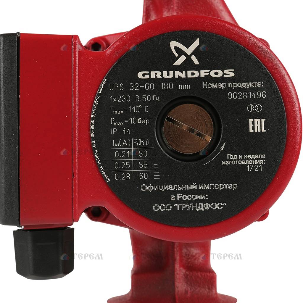 Grundfos Насос UPS 32-60 1х230 В – купить в Москве в интернет-магазине ...