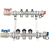 Комплект коллекторов с шаровыми кранами РЕХАУ HKV 3 контура