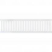 Трубчатый стальной радиатор КЗТО РС 1-500-30 секций 1/2 боковое подключение RAL9010