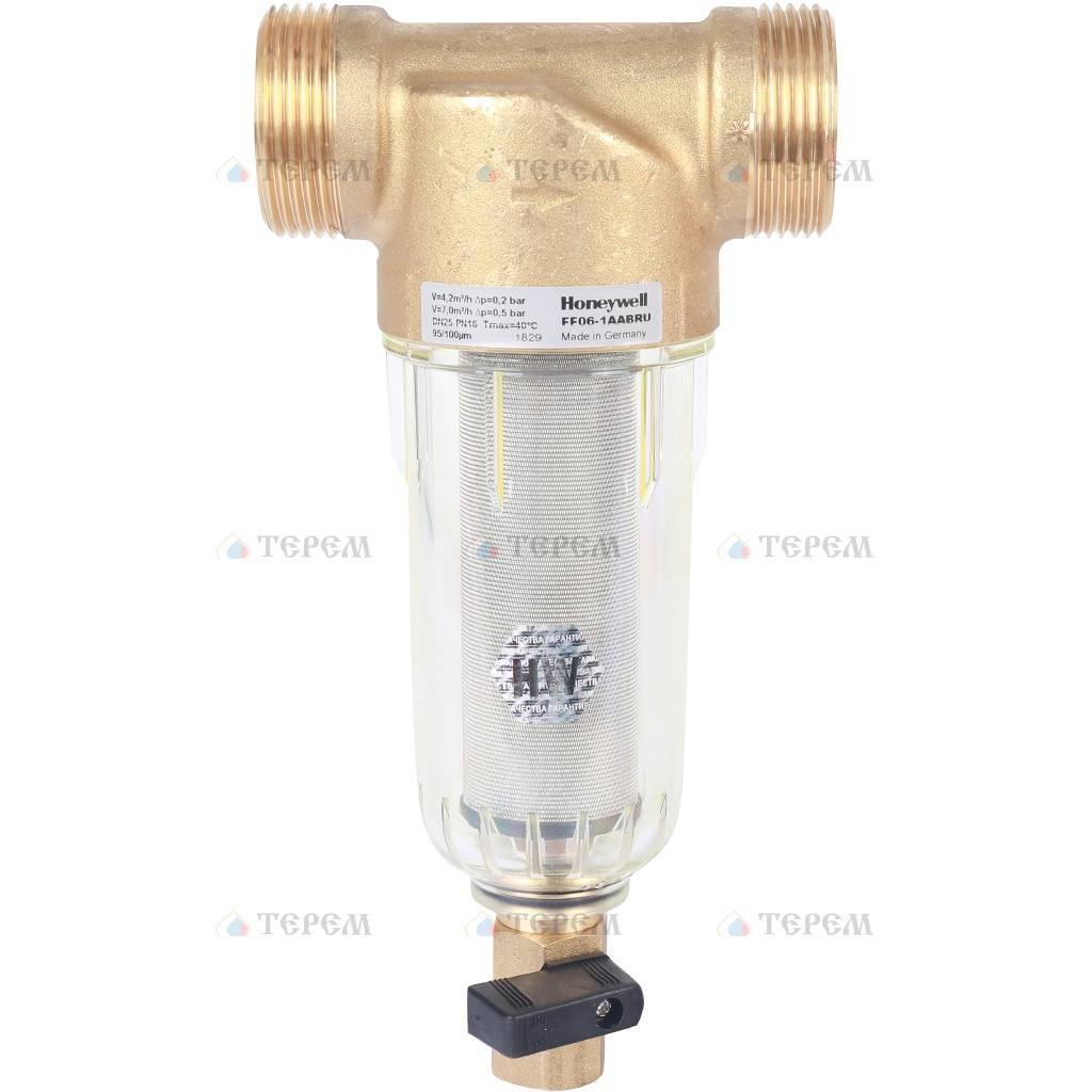 Honeywell (Resideo Braukmann) FF06-1\"AA на холодную воду, 100 мкм, 1 ...