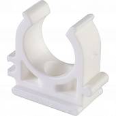 Крепление Политэк d=20 для полипропиленовых труб под сварку (цвет белый)