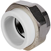 Муфта комбинированная Pro Aqua d=50-2 PP-R разъемная (американка) ВР Белая