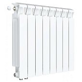 Радиатор биметаллический RIFAR MONOLIT VENTIL 500 MVR 9 секций нижнее правое подключение (белый RAL 9016)