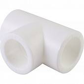 Тройник Политэк d=25 для полипропиленовых труб под сварку (цвет белый)