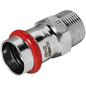 Переходник-НР ROMMER 22х3/4 из нержавеющей стали прессовой