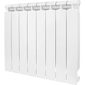 Радиатор биметаллический Global STYLE EXTRA 500 8 секций боковое подключение (белый RAL 9010)