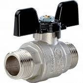 Кран шаровой STOUT полнопроходной, НР/НР, ручка бабочка 1/2