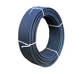 Труба напорная CYKLON ПЭ100 DN32х2,0 PN10  SDR 17 с син. полосой, метровая разметка (ОТГРУЗКА КРАТНО 100 М.)