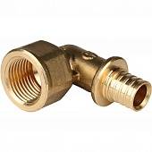 Угольник-переходник STOUT с внутренней резьбой 16xG 1/2 для труб из сшитого полиэтилена аксиальный