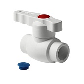 Шаровой кран Pro Aqua d= 20 PP-R Standard Белый