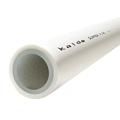 Труба полипропиленовая армированная (алюминий) (цвет белый) Kalde d=40 (PN 25)