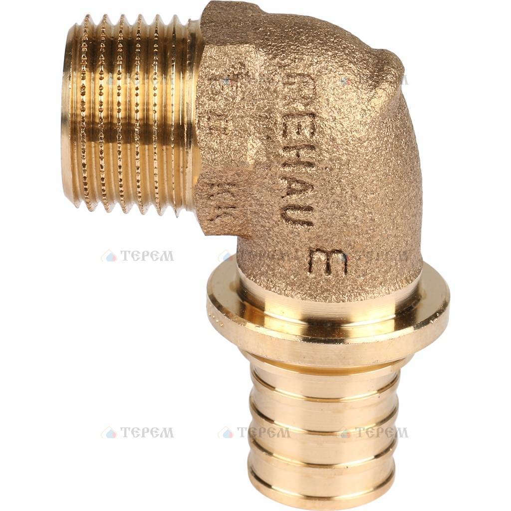 REHAU RAUTITAN Фитинги Угольник-переходник с наружной резьбой 20-R 1/2 ...