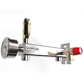 Группа безопасности GIDRUSS для расширительного бака консольная BKSS-24D (бак до 8-24 л вниз, в к-те воздухо-отводчик, нерж. манометр, аварийный клапан 6 бар)