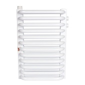 2-х трубчатый радиатор стальной ROMMER RST 2030/12 секций нижнее правое подключение RAL9016