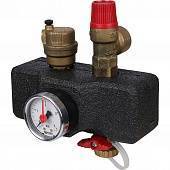 Группа безопасности 3 бара, манометр, воздухоотводчик в теплоиз. Vaillant