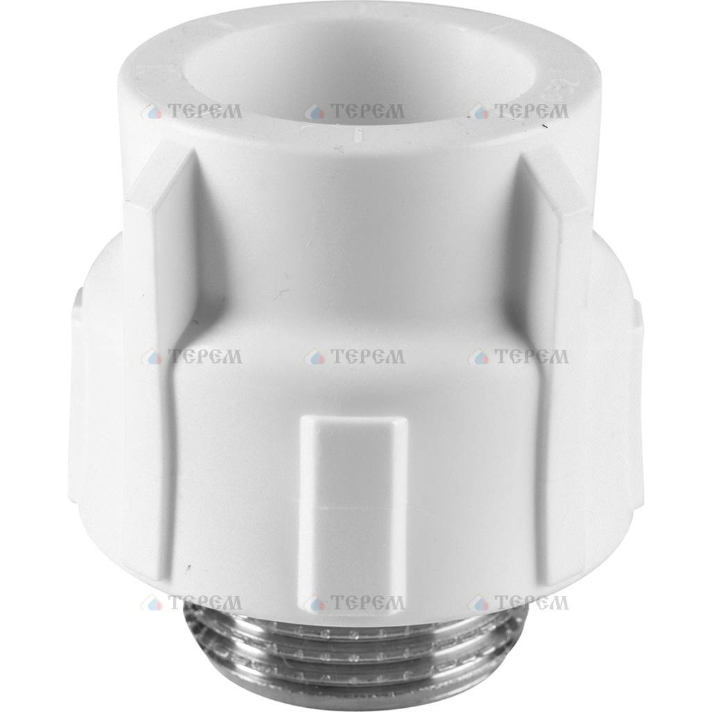 Политэк 32х1 Муфта комбинированная наруж. резьба для полипропиленовых ...
