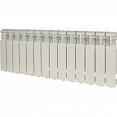 Радиатор алюминиевый Global ISEO 350 14 секций боковое подключение (белый RAL 9010)