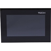 Комнатный двухпозиционный  регулятор цветной (стекло 2мм) черный TECH ST-283