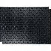 Мат для теплого пола STOUT с бобышками черный 1100х800х20
