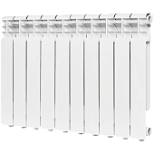 Радиатор алюминиевый ROMMER Profi 500 10 секции (AL500-80-80-100) (RAL9016)