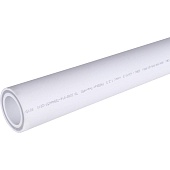 Труба полипропиленовая армированная Политэк d=63х10,5 (PN 25) (стекловолокно) (цвет белый)