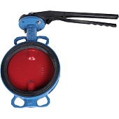 Затвор поворотно-дисковый Tecofi VPI4448 DN 200 PN 16 межфланцевый с ручкой из чугуна EPDM