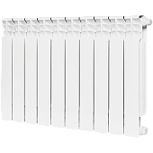 Радиатор биметаллический STOUT Space 500 10 секций нижнее правое подключение RAL9016