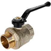 Кран шаровой BUGATTI Oregon (ручка-рычаг алюминий) внут-нар резьба 1 1/2