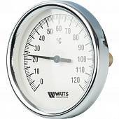 Термометр биметаллический WATTS с погружной гильзой 80 мм штуцер 50 мм