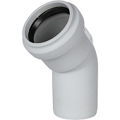 Отвод канализационный бесшумный STOUT D 58 х 45°