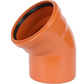 Отвод Sinikon D160 x 45° для нар. канализации