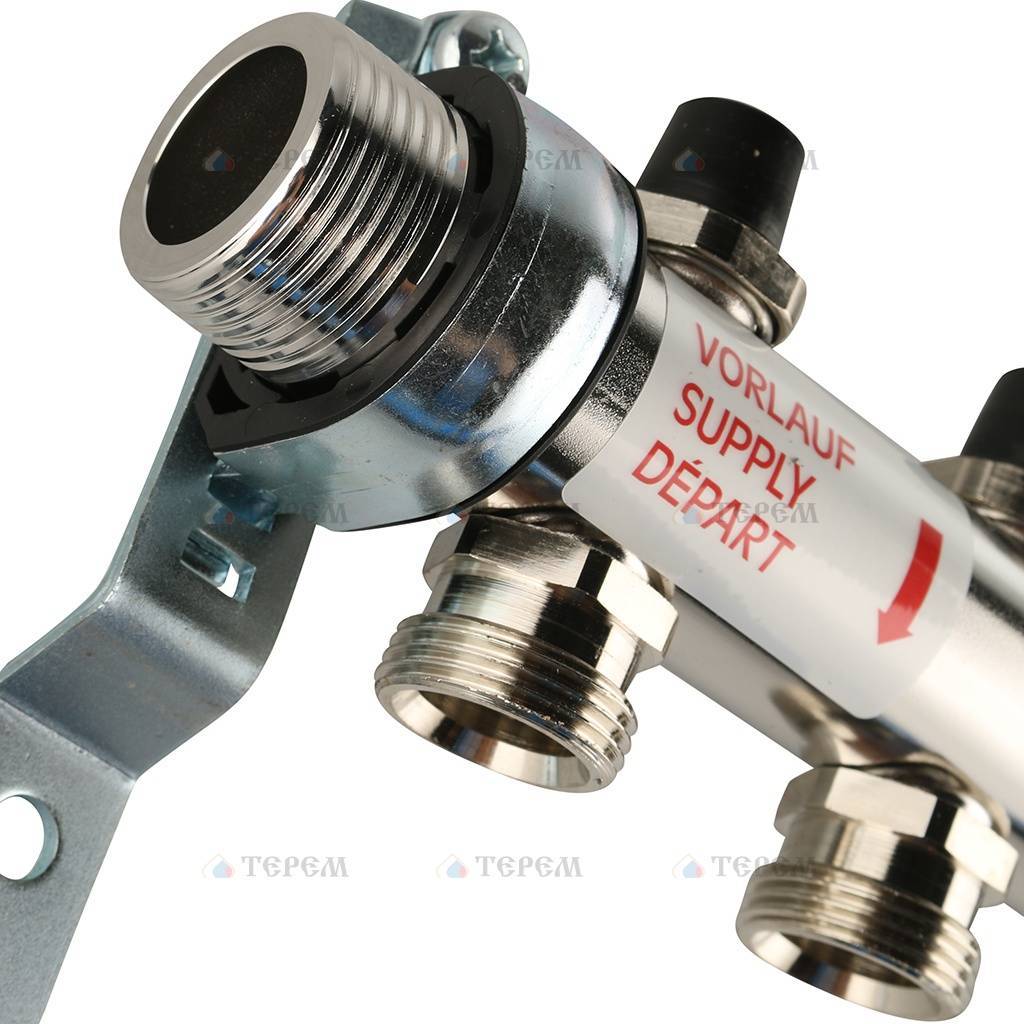 REHAU Распределительный коллектор HKV на 7 контуров (нерж .сталь ...