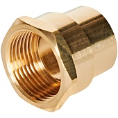 Переход JINTIAN ВП-ВР 22x3/4 из латуни под пайку JT-142702234