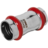 Муфта ROMMER равнопроходная, 22, из нержавеющей стали прессовой