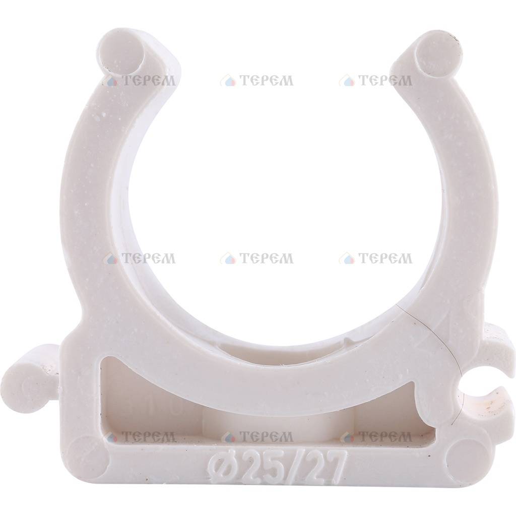 Kalde d=25 Крепление для полипропиленовых труб под сварку (цвет белый ...