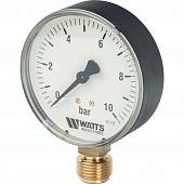 Манометр радиальный WATTS 80мм 1/2 давление 10 бар