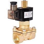 Клапан электромагнитный (соленоидный) двухходовой РОСМА СК-21-20 нормально открытый НО, АС 220В,G3/4, Ду20