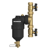 Магнитный сепаратор шлама ROMMER RFW-0081-000820 поворотный, ВР 3/4  корпус- композит
