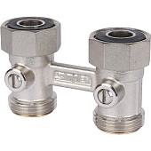 Узлы нижнего подключения для радиаторов Meibes Standart line Тип D2/50 прямой, 3/4 BPx3/4 HP 5/25